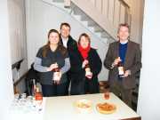 Verkostung des Jubilaeums-Weines